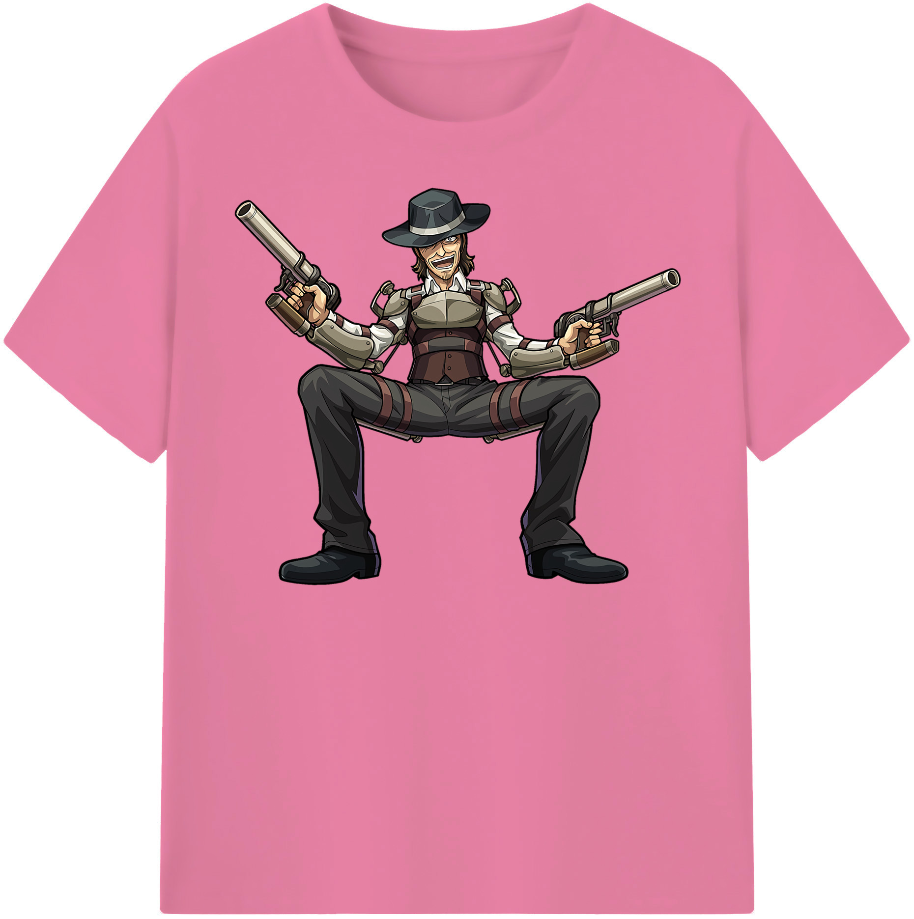 （画像用） 進撃の巨人 ケニー·アッカーマン Attack on Titan Kenny Ackerman 綿100％半袖Tシャツ（フロントプリント）